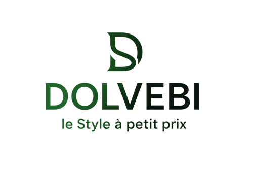 Dolvebi juste en dessous, le Style a petit prix, couleur verte degrader noir, sous forme de logo